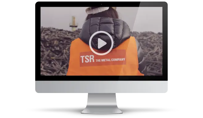 ein monitor mit einem Startbild zum Film "Ausbildung" man sieht den Rücken einer Sicherheitsweste