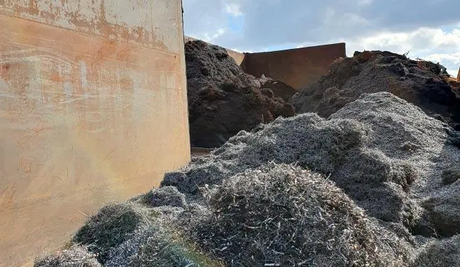 Spänefläche TSR Recycling Kassel
