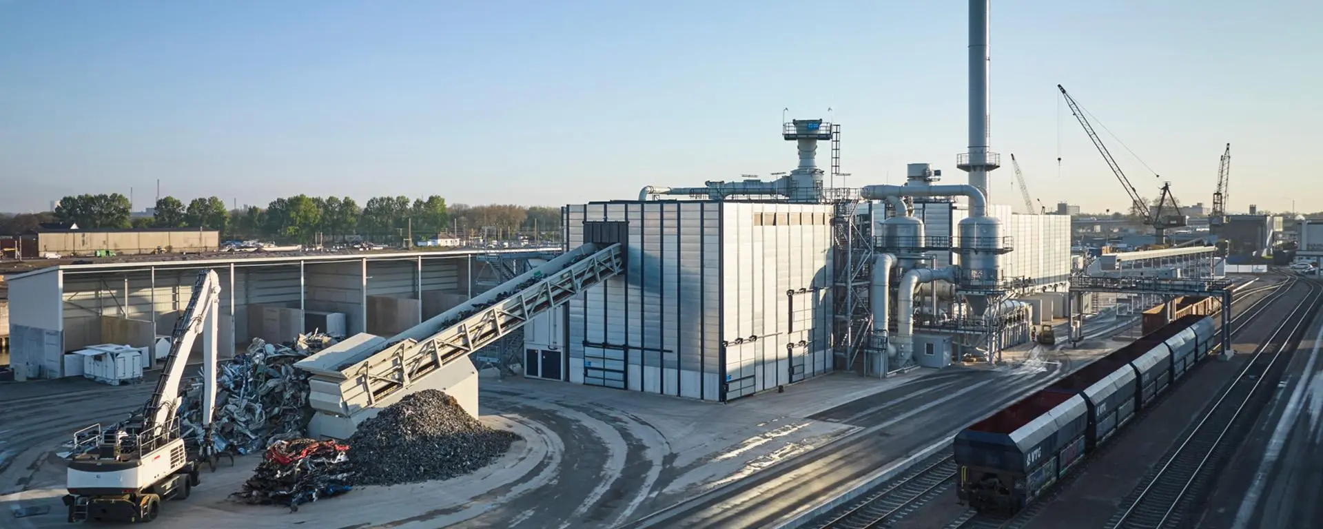 Recyclinganlage TSR Altmetalle in Duisburg
